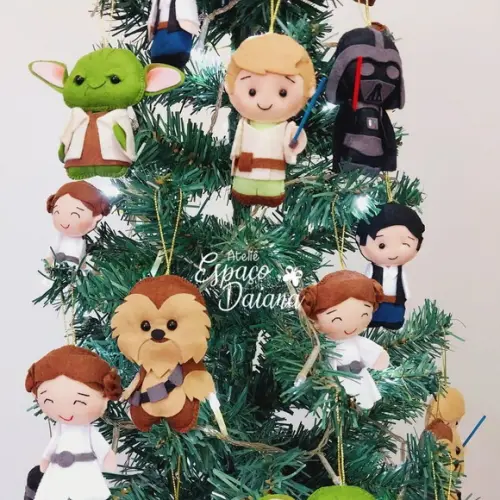 Kit 6 Pingentes Star Wars / Decoração de Natal