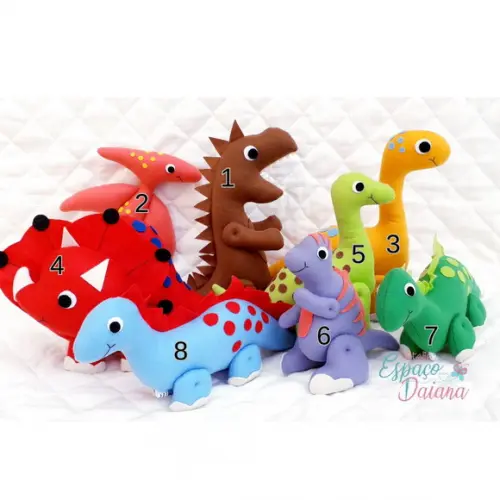 Kit Dinossauros em Feltro – Festa Infantil Dinossauro