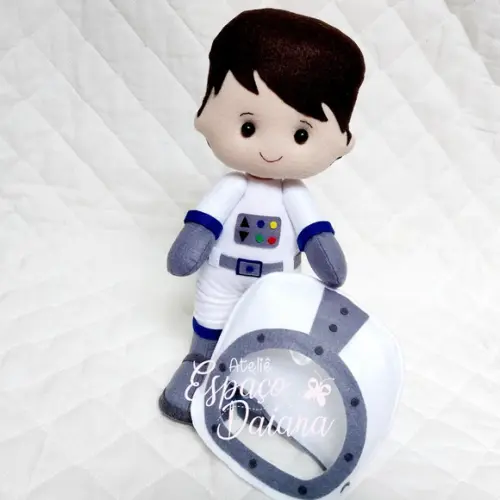 Kit Astronauta/Alien/Nave em Feltro – Decoração Festa Espacia