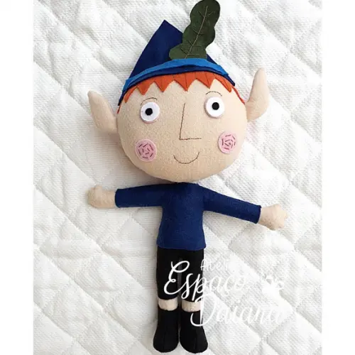 Ben e Holly em Feltro / Personagem Infantil / Boneco Personalizad