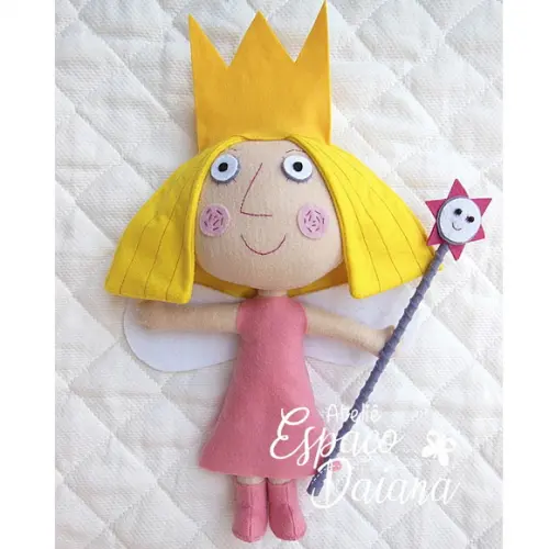 Ben e Holly em Feltro / Personagem Infantil / Boneco Personalizad
