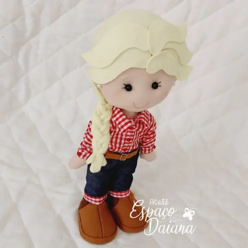 Boneca Country / Caipira em Feltro