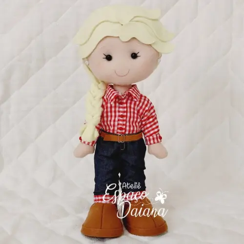 Boneca Country / Caipira em Feltro