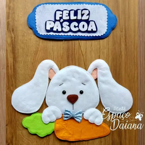 Guirlanda Páscoa / Enfeite de Porta Páscoa / Decoração de Pá