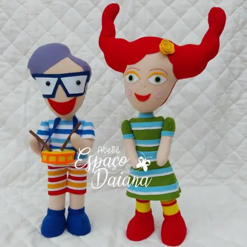 Palavra Cantada em Feltro / Boneco Personalizado