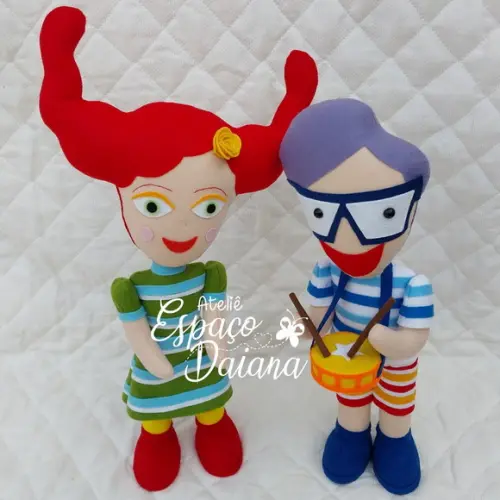 Palavra Cantada em Feltro / Boneco Personalizado