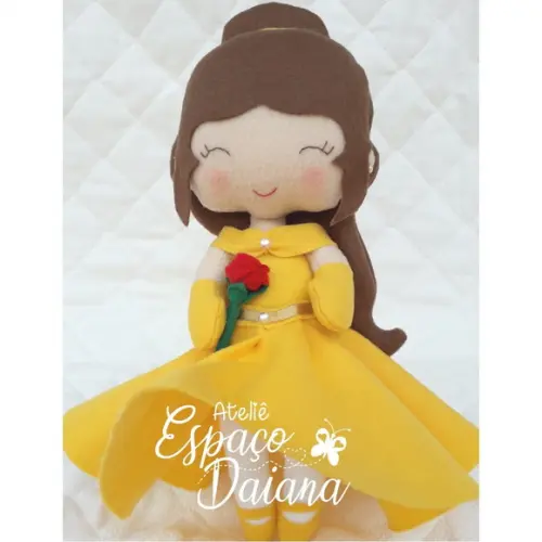 Princesa Bela em Feltro