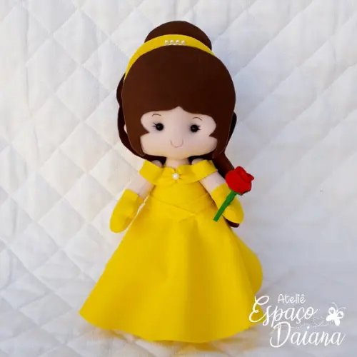 Princesa Bela em Feltro
