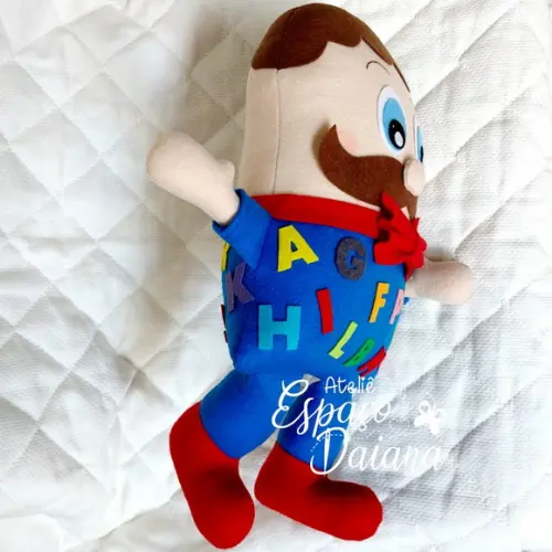 Senhor Alfabeto / Seu Alfabeto em Feltro / Boneco pedagógico