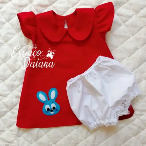 Vestido Mônica com Shortinho - 1 e 2