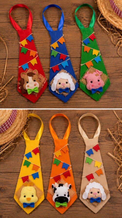 Gravata junina infantil