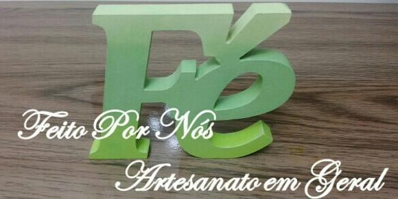 Palavra Fé em MDF