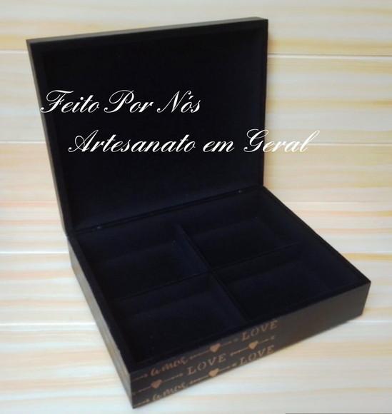 Porta Bijuterias Forrado