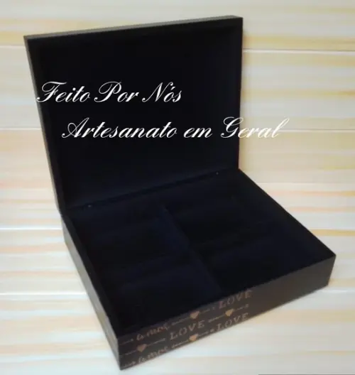 Porta Bijuterias Forrado
