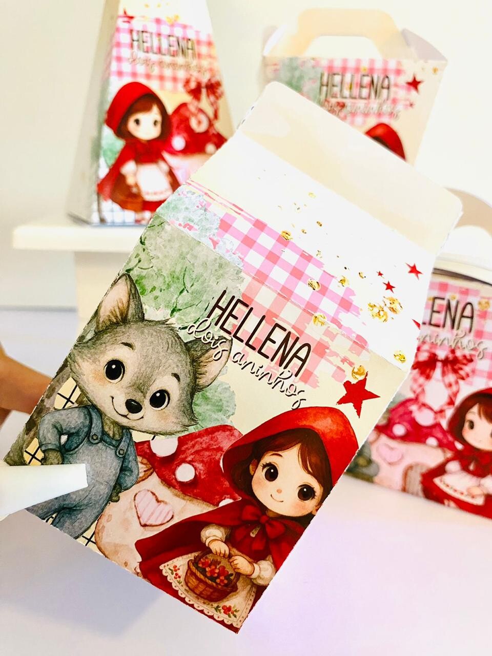 KIT FESTA 20 CAIXINHAS PERSONALIZADAS LEMBRANCINHA DE FESTA - CHA
