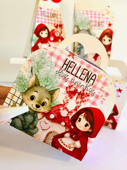 KIT FESTA 20 CAIXINHAS PERSONALIZADAS LEMBRANCINHA DE FESTA - CHA