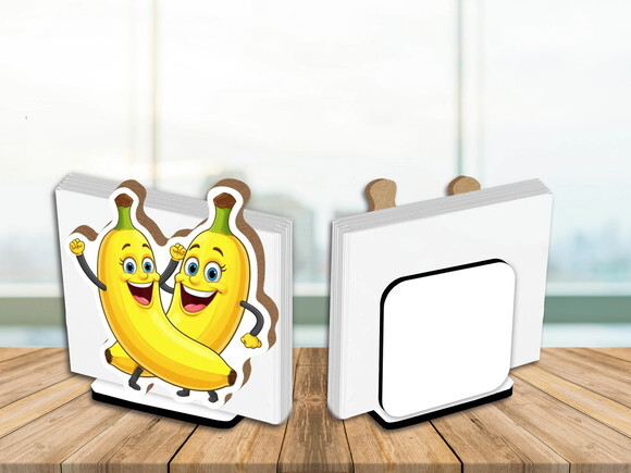 05 Porta Guardanapo Centro de Mesa Banana