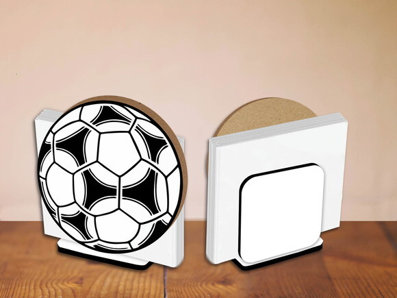 05 Porta Guardanapo Centro de Mesa Bola de Futebol