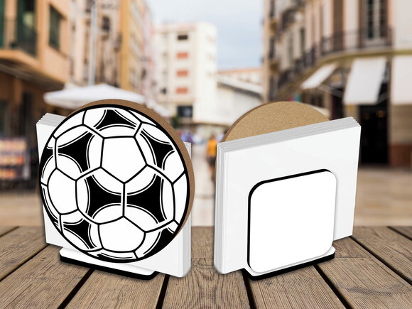 05 Porta Guardanapo Centro de Mesa Bola de Futebol