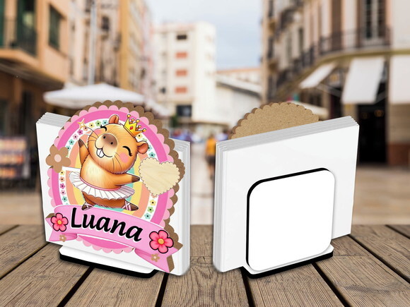 05 Porta Guardanapo Centro de Mesa Capivara