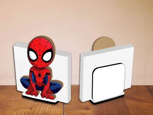 05 Porta Guardanapo Centro de Mesa Homem Aranha