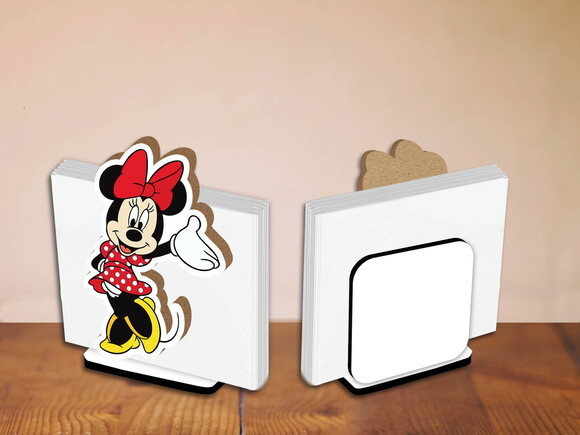 05 Porta Guardanapo Centro de Mesa Minnie