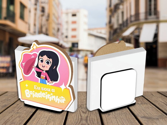 05 Porta Guardanapo Centro de Mesa Turma da Boiadeirinha