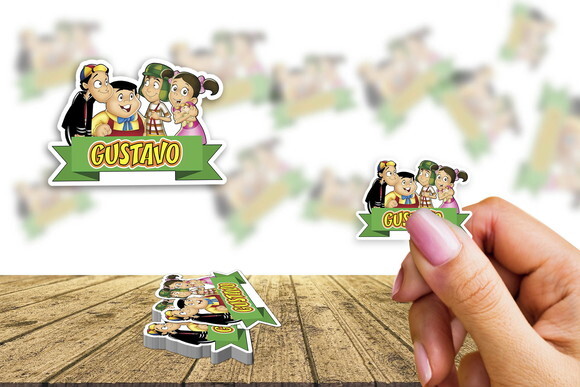 Adesivo Rótulos Personalizado Chaves Kit com 30 Unidades