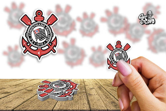 Adesivo Timão 10 Unidades