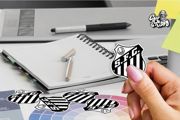 Adesivos Santos Fc 10 Unidades