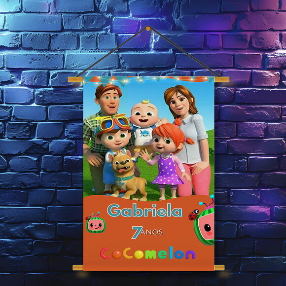 Banner Festa Infantil Cocomelon