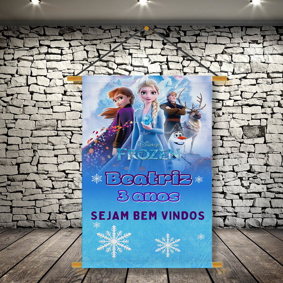 Banner Festa Infantil Frozen