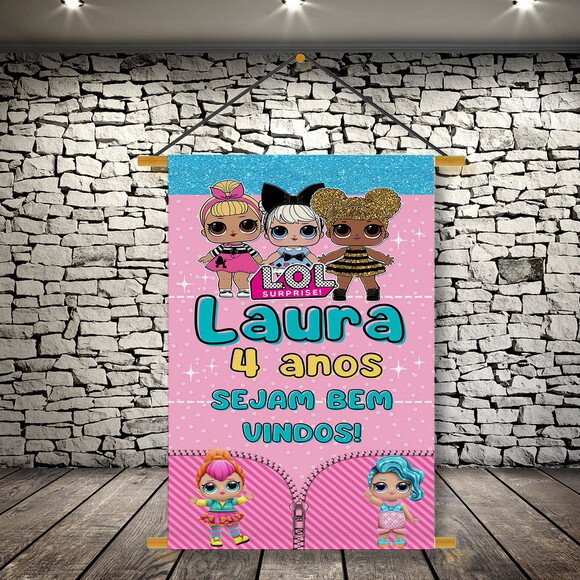 Banner Festa Infantil Lol Suprise