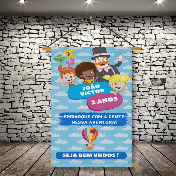 Banner Festa Infantil Mundo Bita
