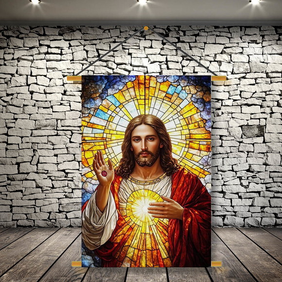 Banner Sagrado Coração de Jesus
