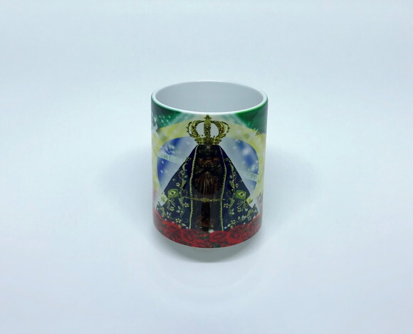 Caneca Nossa Senhora Aparecida Porcelana
