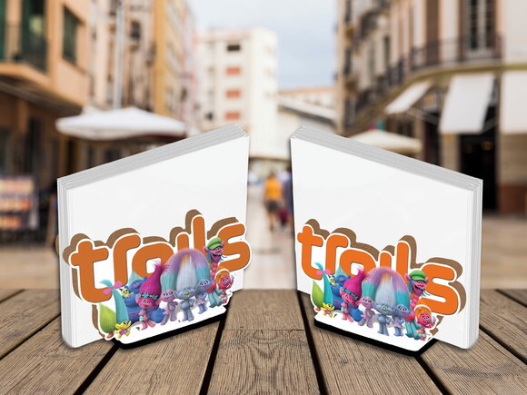 Centro de Mesa Porta Guardanapo Trolls