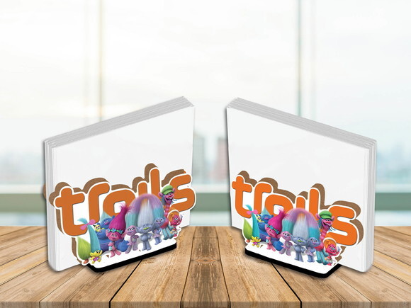 Centro de Mesa Porta Guardanapo Trolls