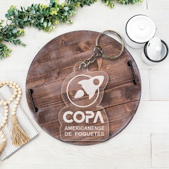 Chaveiro e Lembrancinha Foguete Kit 100 Unidades