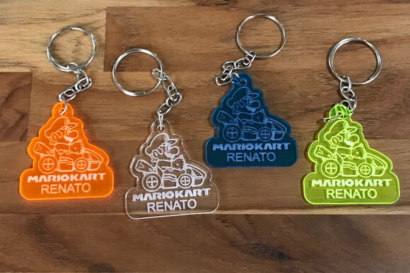 Chaveiro e Lembrancinha Mario Kart