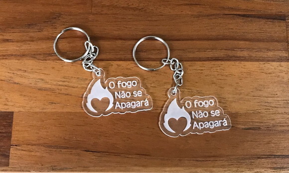 Chaveiro e Lembrancinha o Fogo Não se Apagara
