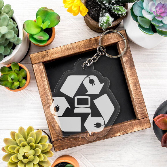 Chaveiro e Lembrancinha Reciclagem Eletrônica