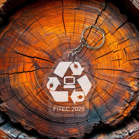Chaveiro e Lembrancinha Reciclagem Eletrônica