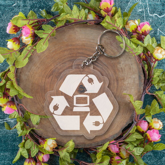 Chaveiro e Lembrancinha Reciclagem Eletrônica