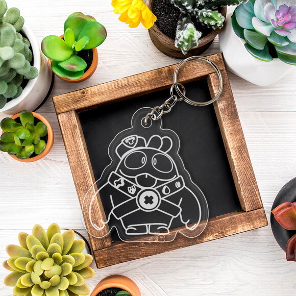 Chaveiro e Lembrancinha Squeak Brawl Stars Kit 10 Unidades