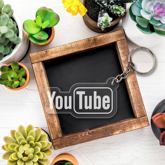 Chaveiro e Lembrancinha Youtube Kit 10 Unidades