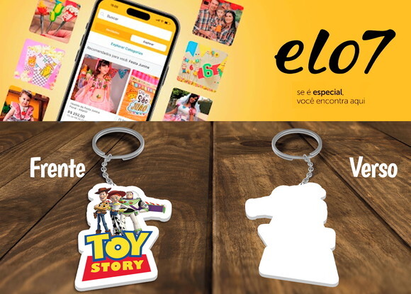 Chaveiros e Lembrancinhas Toy Story