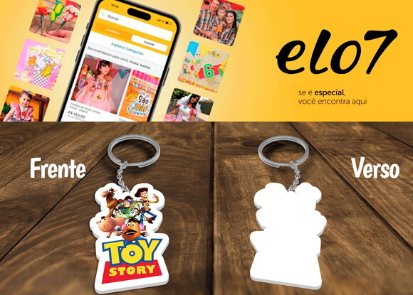 Chaveiros e Lembrancinhas Toy Story
