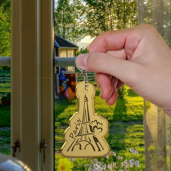 Chaveiros e Lembrancinhas Torre Paris Dourado