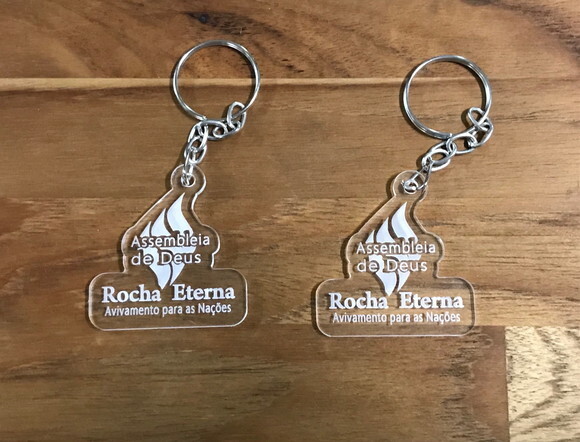 Chaveiros Lembrancinhas Assembleia de Deus Rocha Eterna